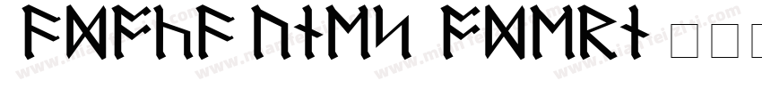 MadokaRunes Modern字体转换